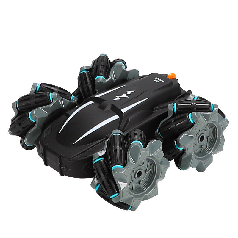 Remote Control Tumbling Stunt Double-Sided Car  Rotating Charging Light Drift Racing Car