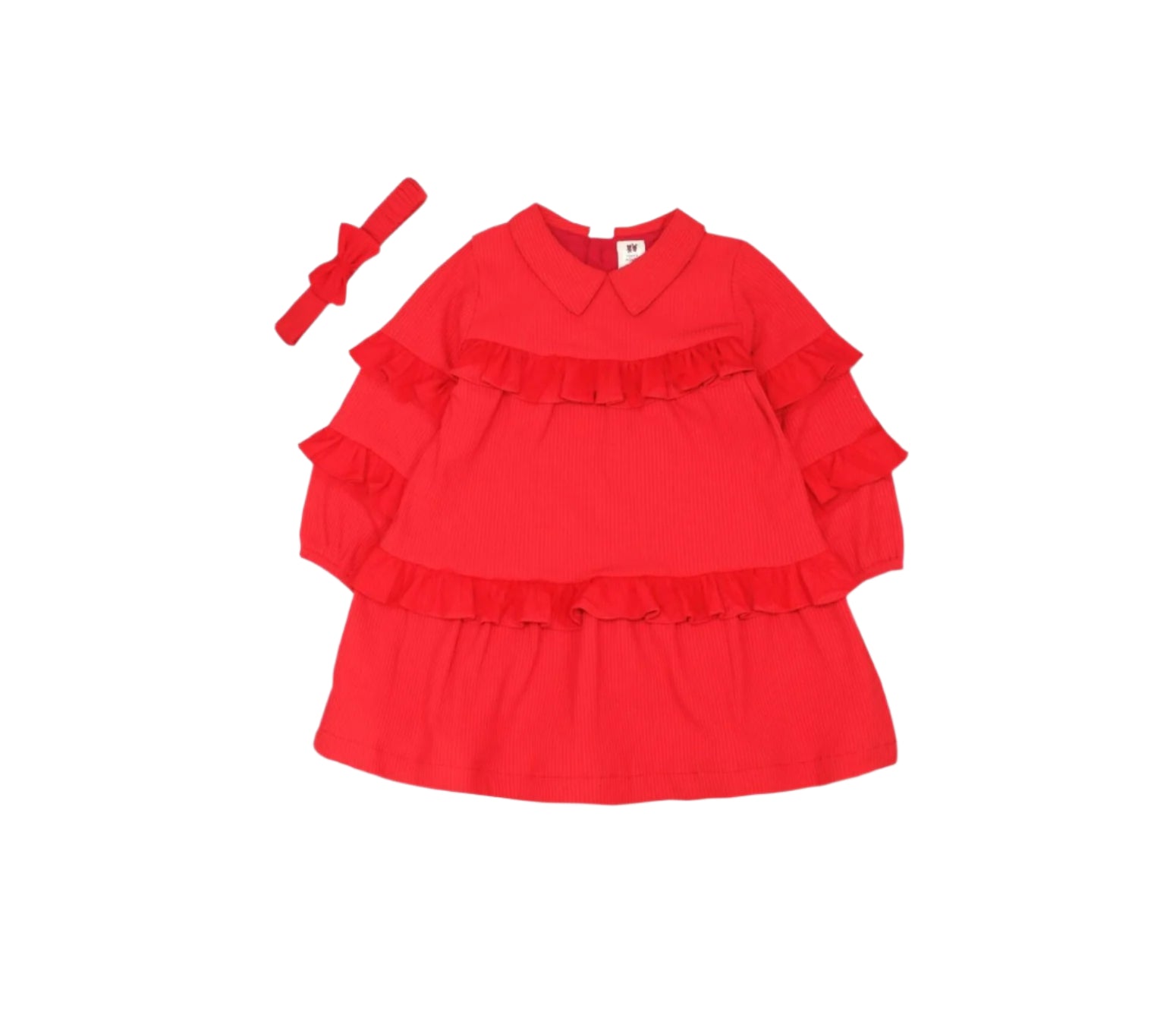 Ruffled Dress For Baby Girl