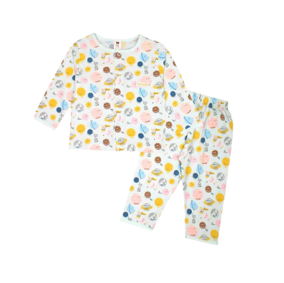 Button Up Sleepwear For Kids